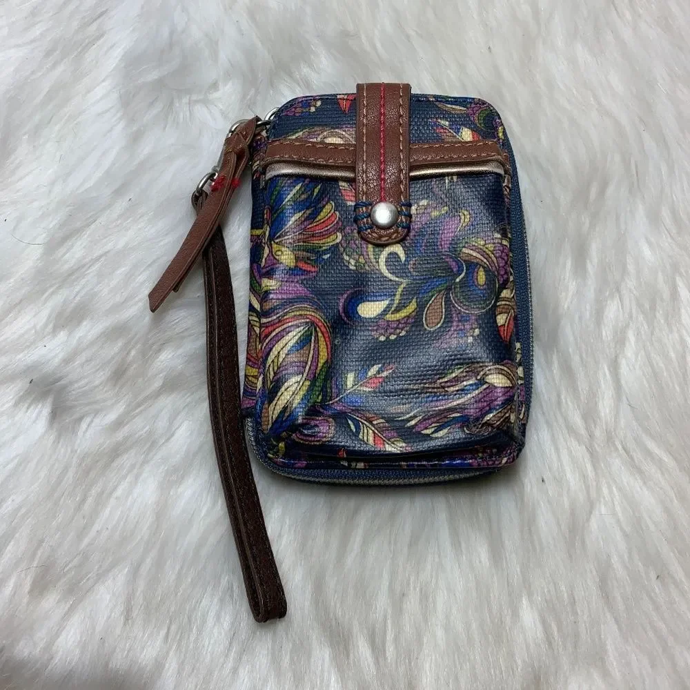 Sakroots‎ By The Sak Blue Print Smartphone Wristlet